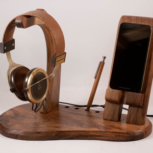 Suport pentru casti si telefon mobil, organizator de birou, Casa & Stil de viata, Casa & Stil de viata, Organizare & Depozitare, Organizator birou, Organizare & Depozitare, Organizator birou, Prelucrarea lemnului, ARTYNOS