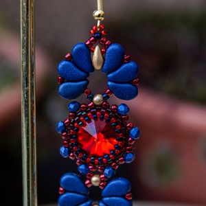 CreaBead Design cercei eleganti cu set rivoli de cristal, , , ARTYNOS