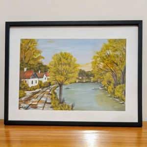 Detaliu strada din sat ll., Arte vizuale si accesorii , Picturi, Pictura acrilica, , ARTYNOS