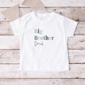 Fratele mai mare și fratele mai mic, corp de copil și tricou cu nume, set de frate și soră -  - Artynos.ro