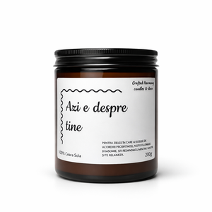 Lumanare parfumata 90g � Azi e despre tine, Casa & Stil de viata, Lumanari, parfumuri, arome, Lumanari artizanale, Lumanare si fabricarea lumanarilor, ARTYNOS