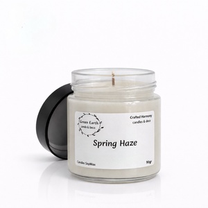Lumanare parfumata Spring Haze � Parfum delicat de Flori de Salcam, Casa & Stil de viata, Lumanari, parfumuri, arome, Lumanari artizanale, Lumanare si fabricarea lumanarilor, ARTYNOS