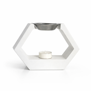 Vas aromoterapie Hexa � Design Geometric din Ceramica Eleganta, Casa & Stil de viata, Lumanari, parfumuri, arome, Difuzor de arome, Ceramica, ARTYNOS