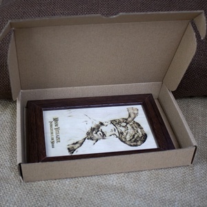 Tablou suvenir din lemn, gravat, Mihai Viteazul, dimensiune 10/15 cm, rama inclusa - casă & stil de viață - decorațiuni de casă - picturi murale - artă de perete din lemn - Artynos.ro