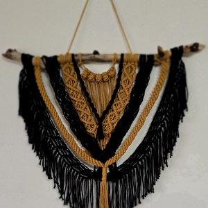 Decoratiune de perete din macrame - casă & stil de viață - accesorii pentru decorat casa - decorațiuni de pereți, decorațiuni suspendate - decorațiuni perete, macramé - Artynos.ro