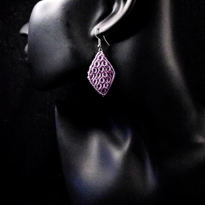 Cercei Micro-Macrame Diamond - Artynos.ro