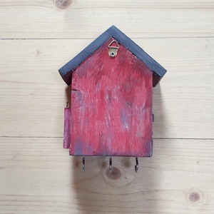 Suport chei lemn Casuta veche de tara  - casă & stil de viață - accesorii pentru decorat casa - decorațiuni de pereți, decorațiuni suspendate - suport pentru chei - Artynos.ro