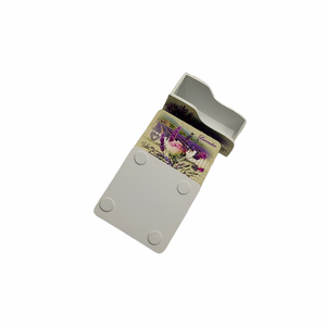 Set sase suporti patrati de pahare de 10 cm din lemn, cu cutie de depozitare, multicolor, modele diferite cu lavanda, tr - casă & stil de viață - accesorii pentru echipamente de bucătărie - accesorii de servire - suporturi pahare - Artynos.ro