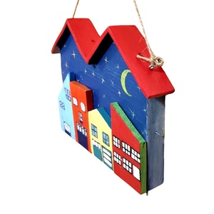 Casuta decorativa/ suport chei, model casute colorate - casă & stil de viață - accesorii pentru decorat casa - decorațiuni de pereți, decorațiuni suspendate - suport pentru chei - Artynos.ro