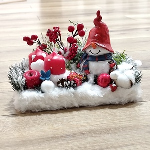 Poveste de iarna cu om de zapada si lumanari rosii, 4544 - Artynos.ro