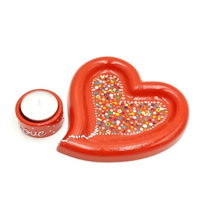 Set decorativ inima 2, 4579, Casa & Stil de viata, Seturi de cadou, Obiecte pictate, Turnare in gips, ARTYNOS