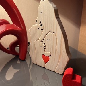 Decorațiune puzzle Ursuleți  - casă & stil de viață - echipament pentru camera copiilor - decorațiuni pentru camera copilului - Artynos.ro