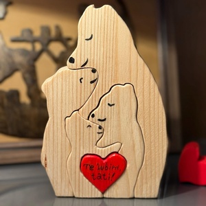 Decorațiune tip puzzle Ursuleți  - Artynos.ro