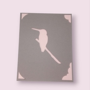 Felicitare 'Bird on a branch' - casă & stil de viață - papetărie de hârtie - invitații, felicitări - Artynos.ro