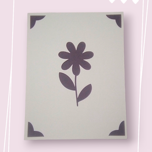 Felicitare Floare - casă & stil de viață - papetărie de hârtie - invitații, felicitări - Artynos.ro