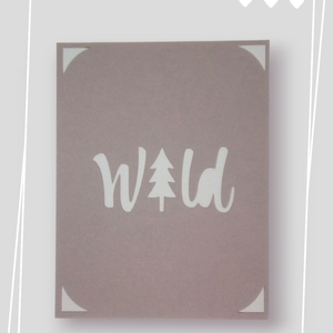 Felicitare 'Wild' - casă & stil de viață - papetărie de hârtie - invitații, felicitări - Artynos.ro