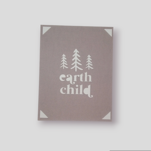 Felicitare Earth Child - casă & stil de viață - papetărie de hârtie - invitații, felicitări - Artynos.ro