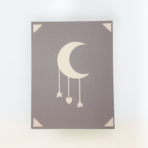 Felicitare 'Moonlight', Casă & Stil de viață, Papetărie de hârtie, Invitații, felicitări, Arta de hârtie, ARTYNOS