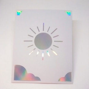 Felicitare 'Holographic Sun' - casă & stil de viață - papetărie de hârtie - invitații, felicitări - Artynos.ro