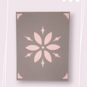 Felicitare 'Mandala Flower' - casă & stil de viață - papetărie de hârtie - invitații, felicitări - Artynos.ro