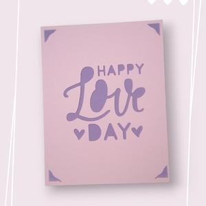 Felicitare 'Happy Love Day' - casă & stil de viață - papetărie de hârtie - invitații, felicitări - Artynos.ro