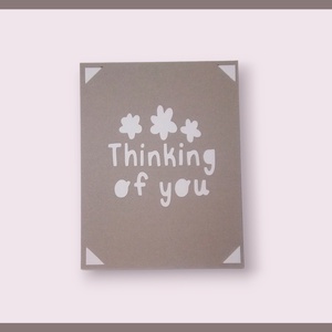 Felicitare 'Thinking of you' - casă & stil de viață - papetărie de hârtie - invitații, felicitări - Artynos.ro