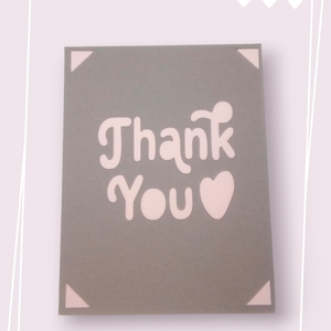 Felicitare 'Thank you', Casă & Stil de viață, Papetărie de hârtie, Invitații, felicitări, Arta de hârtie, ARTYNOS