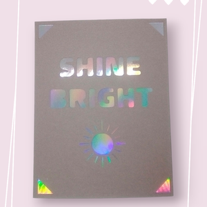 Felicitare 'Shine bright' - Artynos.ro