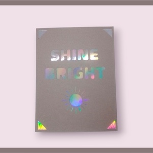 Felicitare 'Shine bright' - casă & stil de viață - papetărie de hârtie - invitații, felicitări - Artynos.ro