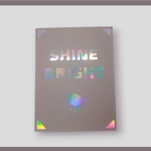 Felicitare 'Shine bright' - casă & stil de viață - papetărie de hârtie - invitații, felicitări - Artynos.ro