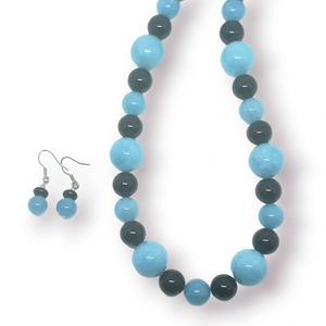 Set Angelit cu Agate Negre - Artynos.ro