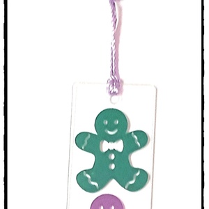 Semn de carte 'Turta dulce' - accesorii de crăciun - decorațiuni de crăciun de casă - decorațiuni pentru casă de crăciun - Artynos.ro