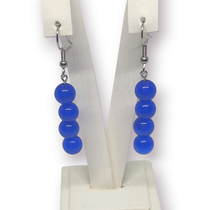 Cercei 'Blue', Bijuterii, Cercei, Cercei agatati, Confectionarea bijuteriilor, ARTYNOS