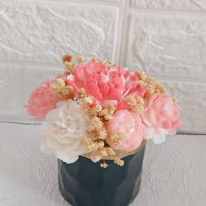 Aranjament flori ceara soia - casă & stil de viață - lumânări, parfumuri, arome - ceară parfumată - Artynos.ro