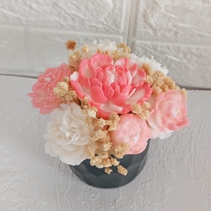 Aranjament flori ceara soia - casă & stil de viață - lumânări, parfumuri, arome - ceară parfumată - Artynos.ro