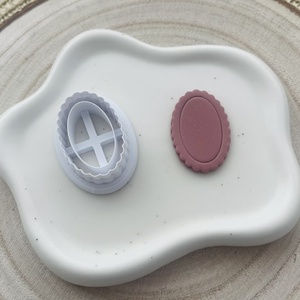 Decupator / Cutter oval lut polimeric #0052 - accessorii și unelte - unelte, instrumente - unelte de tăiere - Artynos.ro