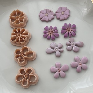 Set decupatoare / cuttere flori lut polimeric #0255 - accessorii și unelte - unelte, instrumente - unelte de tăiere - Artynos.ro