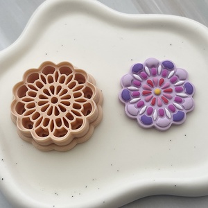 Decupator / Cutter floare mandala lut polimeric #0263 - accessorii și unelte - unelte, instrumente - unelte de tăiere - Artynos.ro