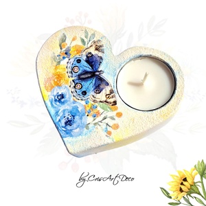 Suport decorativ pentru lumanare - fluturas 115132 - Artynos.ro