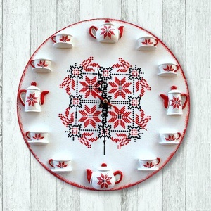 Ceas de perete cu motiv traditional 0832 - Artynos.ro