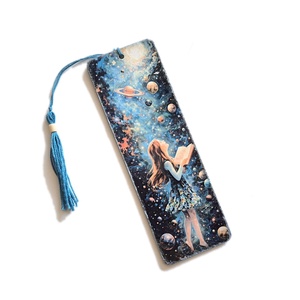 Semn de carte lemn - 170630, Carti si creatii cu tematica muzicala, cadouri, Semn de carte, Decoupage, transfer si tehnici servetel, ARTYNOS