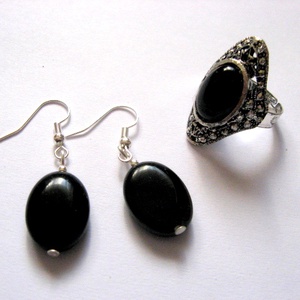 Set de bijuterii cu onix � 154100, Bijuterii, Seturi de bijuterii, Confectionarea bijuteriilor, ARTYNOS