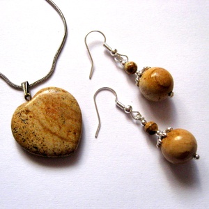 Set de bijuterii cu jasp � 154001, Bijuterii, Seturi de bijuterii, Confectionarea bijuteriilor, ARTYNOS