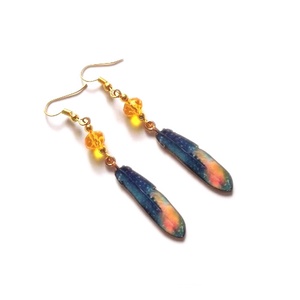 Cercei pene 46970, Bijuterii, Cercei, Cercei cu figurine, Confectionarea bijuteriilor, ARTYNOS