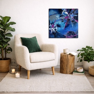 Tablou Spinner �  60�60 cm, canvas 3D, tehnica mixta � Dorothea Cailean, Casa & Stil de viata, Decoratiuni de casa, Decoratiuni de pereti, Decoratiuni suspendate, Pictura, ARTYNOS