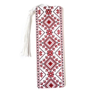 Semn de carte lemn cu model traditional 132009 - Artynos.ro