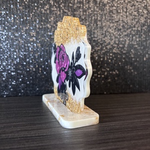 Suport pahar/Decorațiune artizanală din rășină realizată manual - casă & stil de viață - decorațiuni de casă - decorațiuni de masă și rafturi - decorațiuni de masă - Artynos.ro