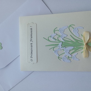 Felicitare Buchet de ghiocei - casă & stil de viață - produse de papetărie - invitații, felicitări - Artynos.ro