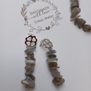 Set cu Labradorit chipsuri 4-7 cm - bijuterii - seturi de bijuterii - Artynos.ro