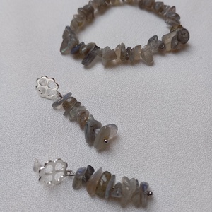 Set cu Labradorit chipsuri 4-7 cm - bijuterii - seturi de bijuterii - Artynos.ro